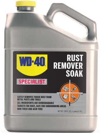 Wd-40® Specialist® Rust Remover Soak - Rust Remover Wd40 (395x500), Png Download