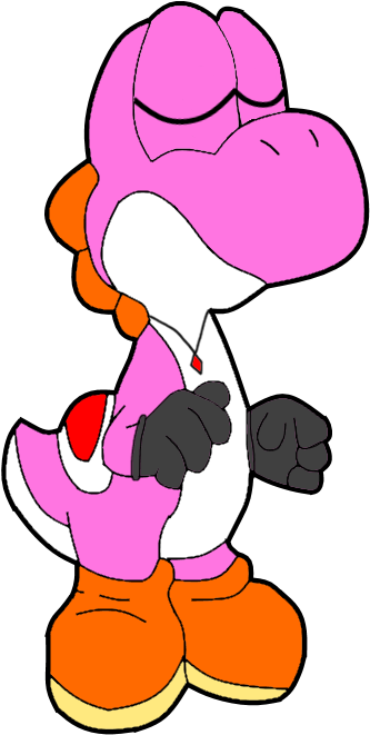 Gum The Yoshi Eyes Closed - Agk Jade The Rabbit (1280x720), Png Download