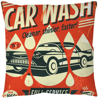 Retro Car Wash Sign - Retro Carwash Sign (400x400), Png Download