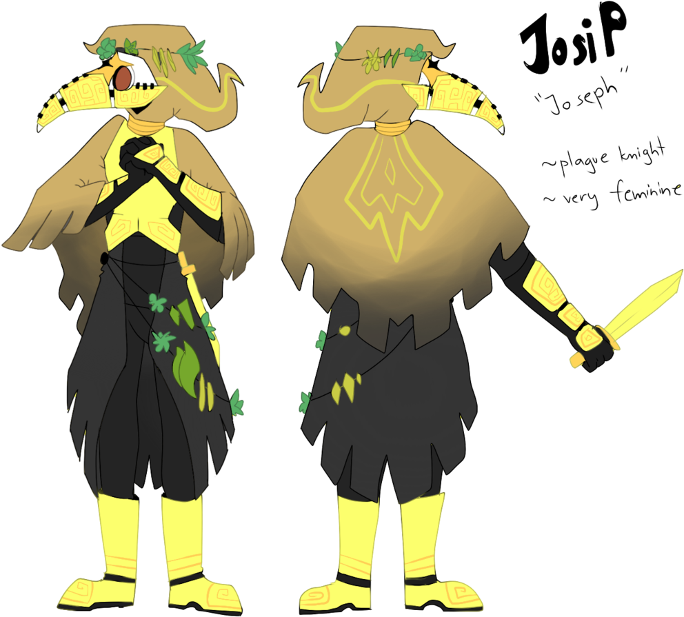 Josip Plague-knight Ref - Cartoon (1024x945), Png Download