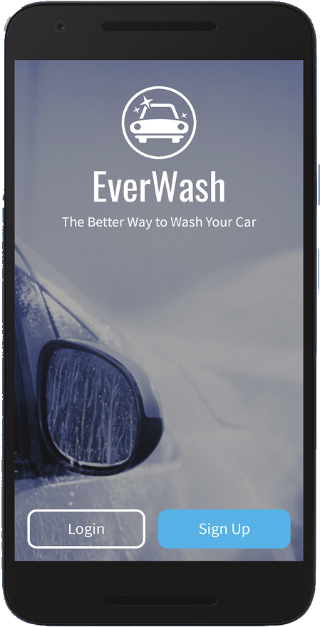 Save Money - Car Washing App Login (500x1000), Png Download