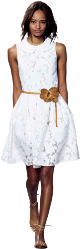16 Vestido Blanc - Cocktail Dress (250x500), Png Download