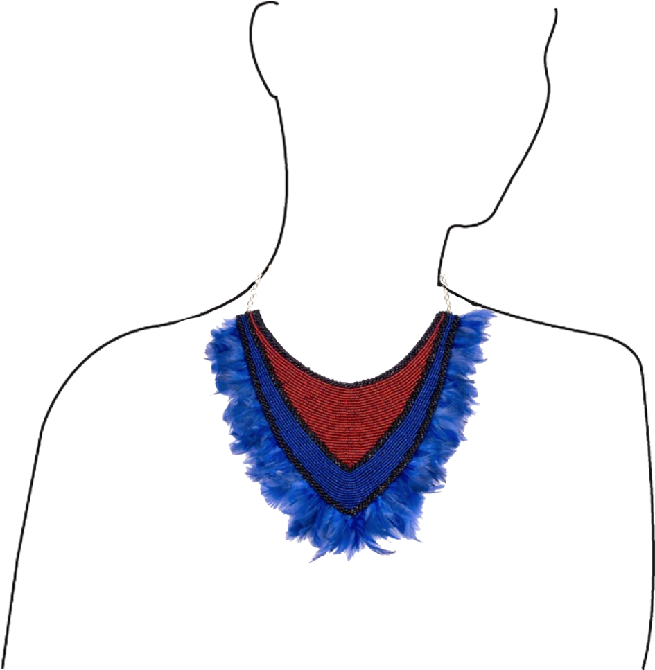 Feathers Necklace - Sculpture (1142x1142), Png Download