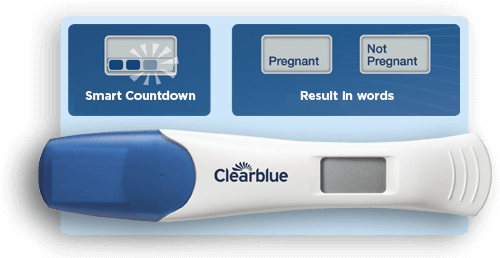 Pregnancy Test Result - Clearblue Digital Pregnancy Test With Smart Countdown (548x261), Png Download