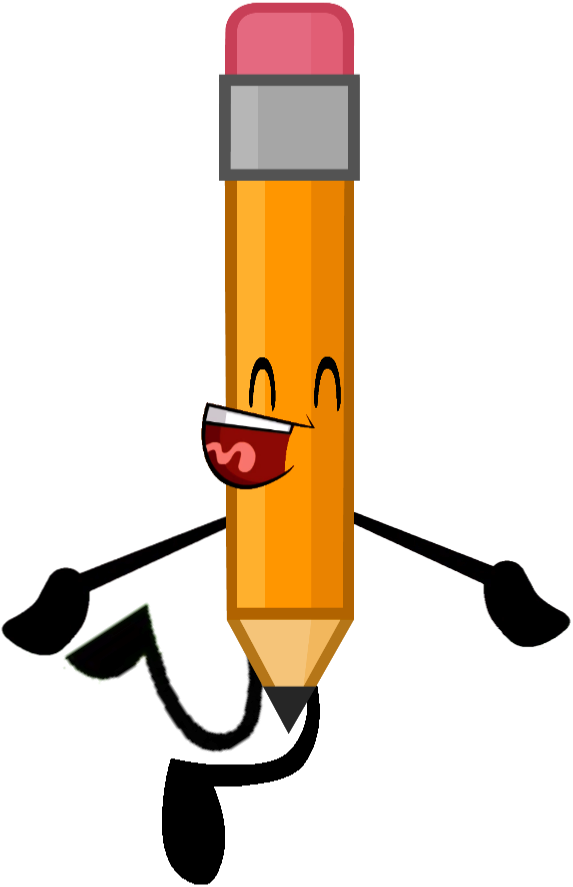 Bfdi Pencil Pose - Battle For Dream Island Pencil (573x887), Png Download