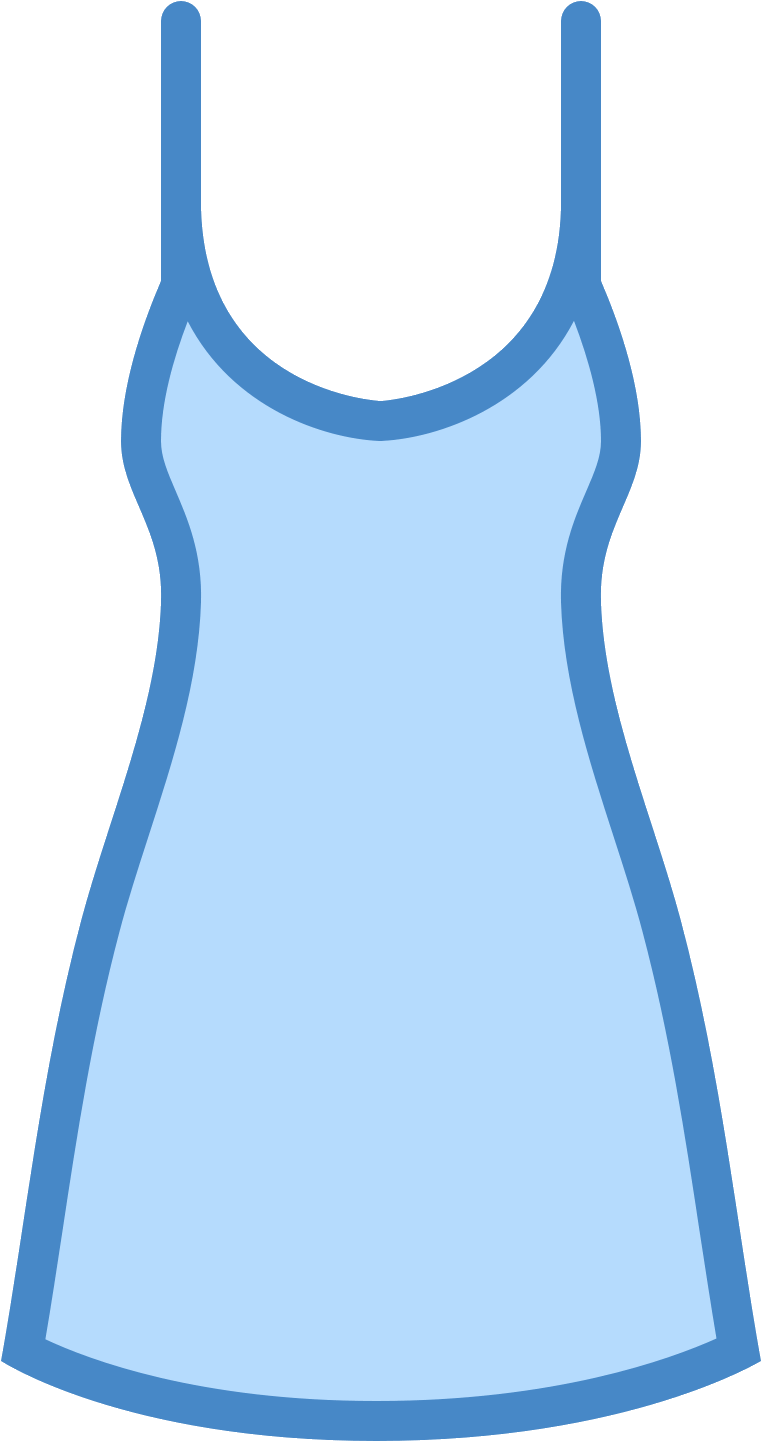 Slip Vestido Icon - Slip Dress (1600x1600), Png Download