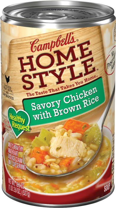 Campbell's® Homestyle Healthy Request® Savory Chicken - Campbell's Homestyle Chicken Noodle Soup (700x700), Png Download
