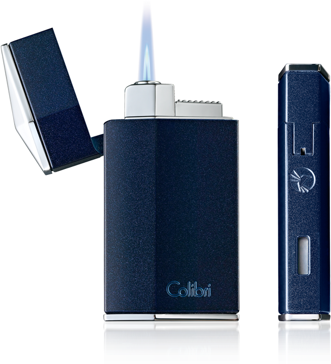 Colibri Diamond Polished Blue Lighter - Lighter (800x800), Png Download