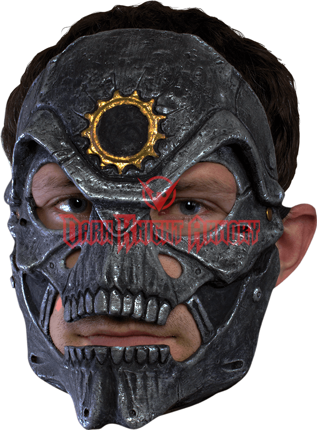 Metal Skull Trophy Mask - Epic Effect Trophäenmaske Metallschädel (850x850), Png Download