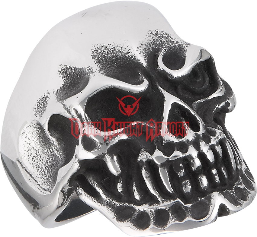 Stainless Steel Fanged Skull Ring - "stainless Steel Fanged Skull Ring" (850x850), Png Download