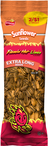 Frito-lay® Flamin' Hot® Limon Flavored Sunflower Seeds - Frito-lay Flamin Hot Limon Sunflower Seeds 1 7/8 Oz (334x483), Png Download