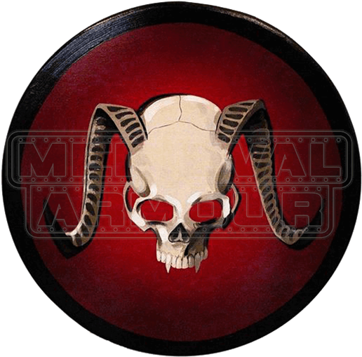 Wooden Demon Skull Shield - Armour (550x550), Png Download