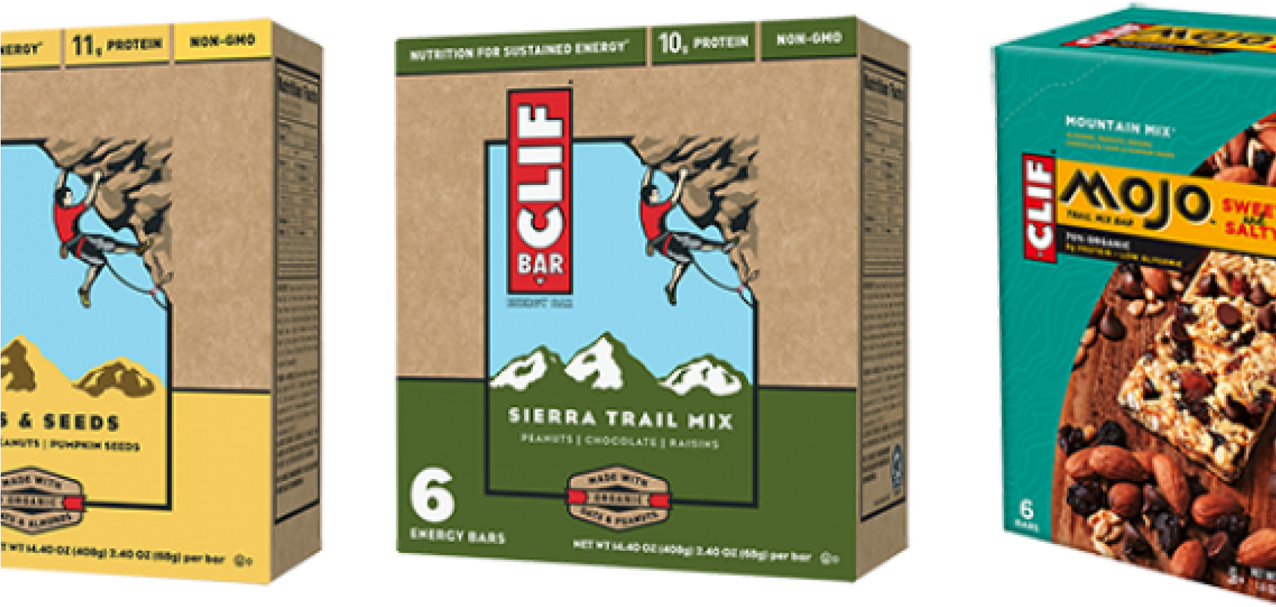 Clif Bar Snacks Join List Of Recalled Items With Sunflower - Clif Bar Berry Pomegranate (red) Chia, 2.4 Oz, 6 Ct (1862x1048), Png Download