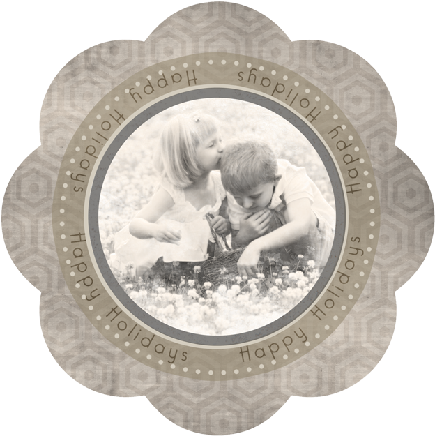 Artistry Christmas Card Templates Volume - Photography (640x639), Png Download