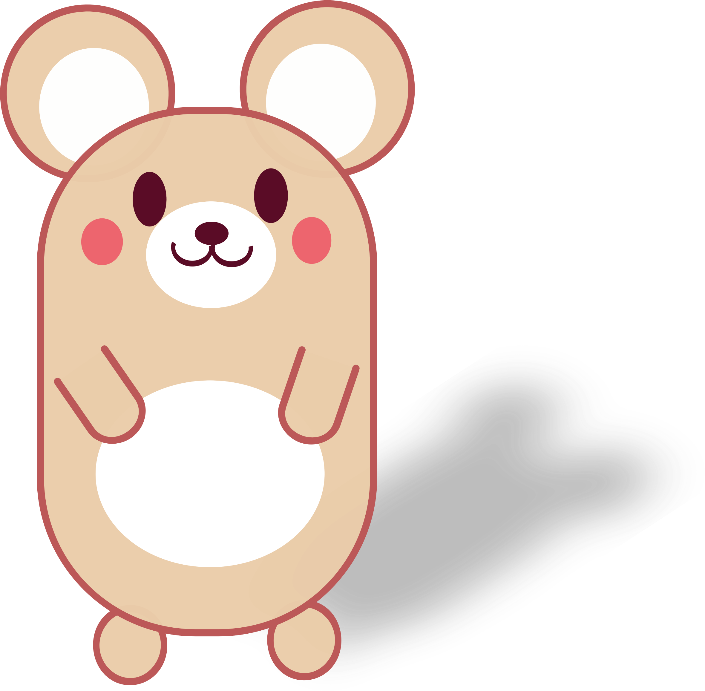 Mouse Jpg Transparent Download - Cute Mouse Clip Art (2360x2313), Png Download