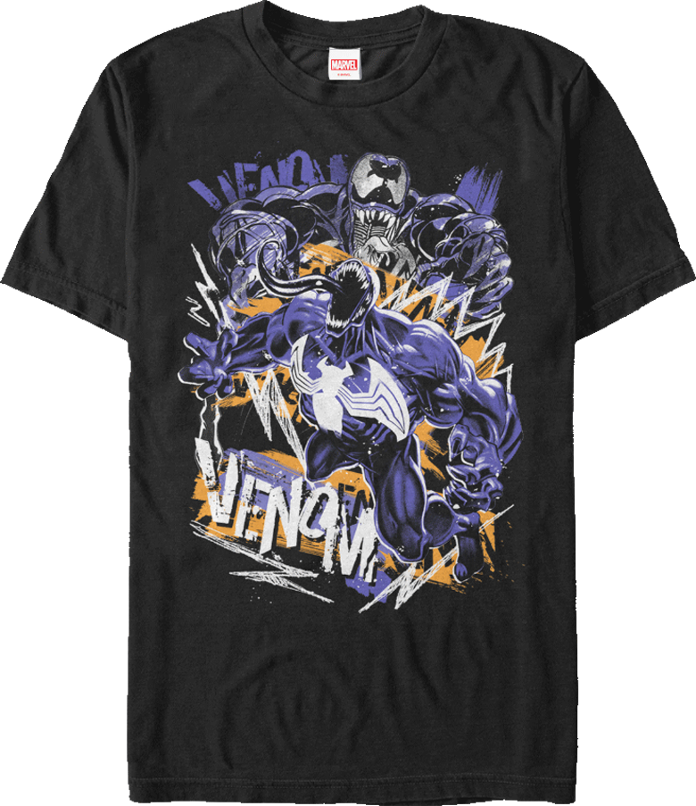 Graffiti Venom T-shirt - Venom Shirt (780x903), Png Download