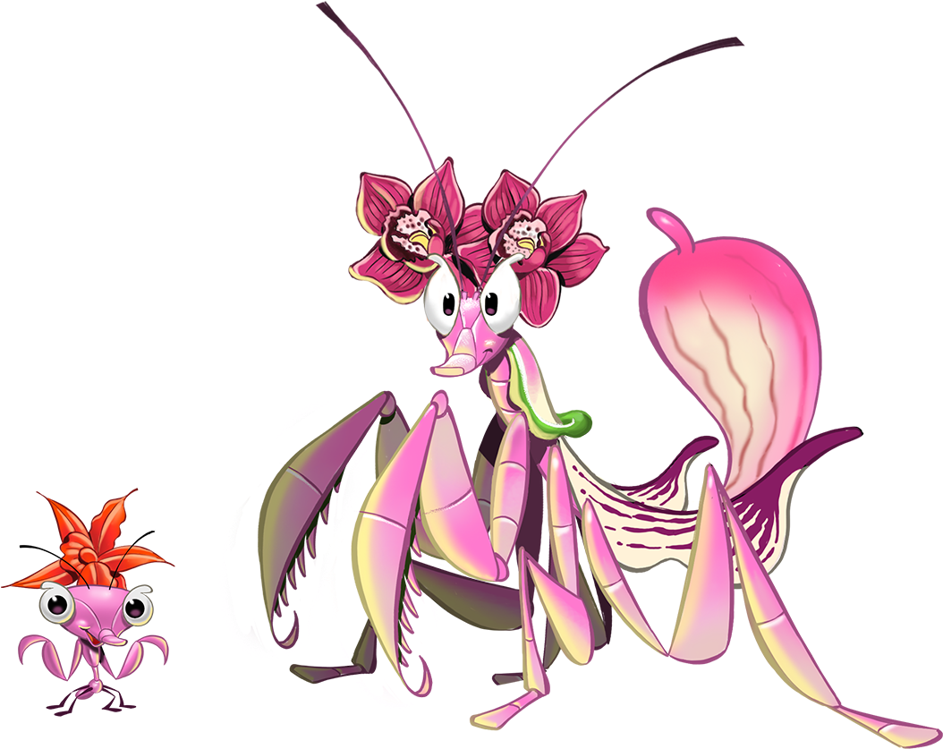 Rose Big - Best Fiends Rose (1124x931), Png Download