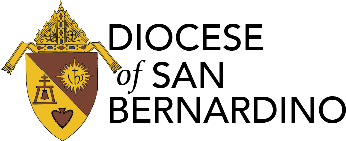 Diocese Logo - 40th Anniversary Of San Bernardino Diocese (698x290), Png Download