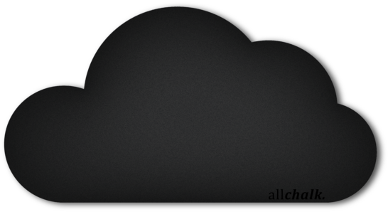 Clouds Chalkboard - Cloud Computing (600x600), Png Download