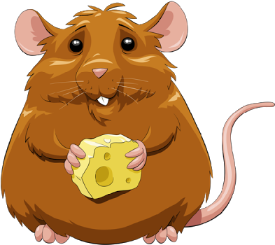Unique Cartoon Image Of A Mouse Funny Mice Cartoon - Rat Cheese (400x400), Png Download