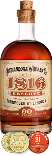 1816 Reserve - Chattanooga Whiskey (222x546), Png Download