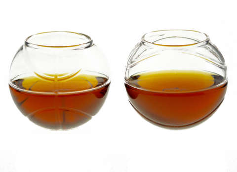 Basketball Shaped Whiskey Glass - Old Fashioned Glass (480x349), Png Download