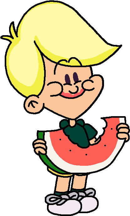 Watermelon Lover Adorable Reese - Number (456x715), Png Download