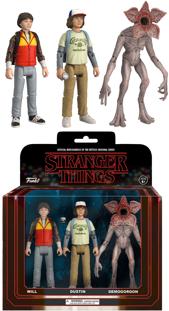 Stranger Things Action Figures - Stranger Things Funko Figures (700x1305), Png Download