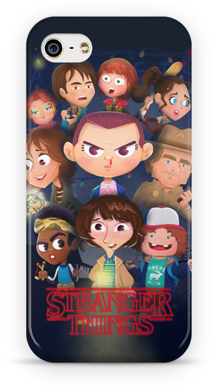 14) This Iphone Case So Your Brother Can Call You And - Stranger Things Season 2 Cartoon (800x800), Png Download