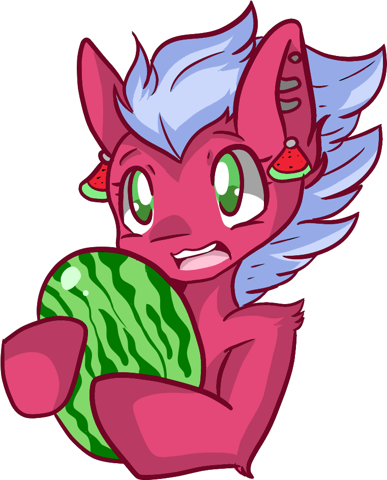 Myumimon, Food, Oc, Oc - Cartoon (1000x1000), Png Download