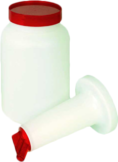 Drink Bar Mix Pourer Complete Unit 2 Qt Plsnp02r - Bottle (400x400), Png Download