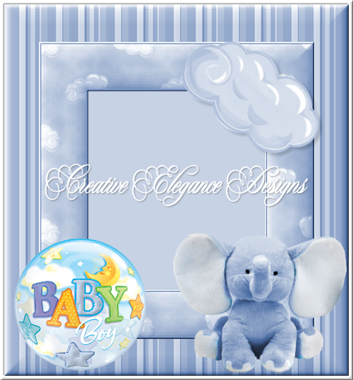 Here Is Your Freebie Hope You Enjoy It Big Hugs, - 60cm Baby Boy Moon &amp; Stars 3d Bubble Balloons (720x776), Png Download