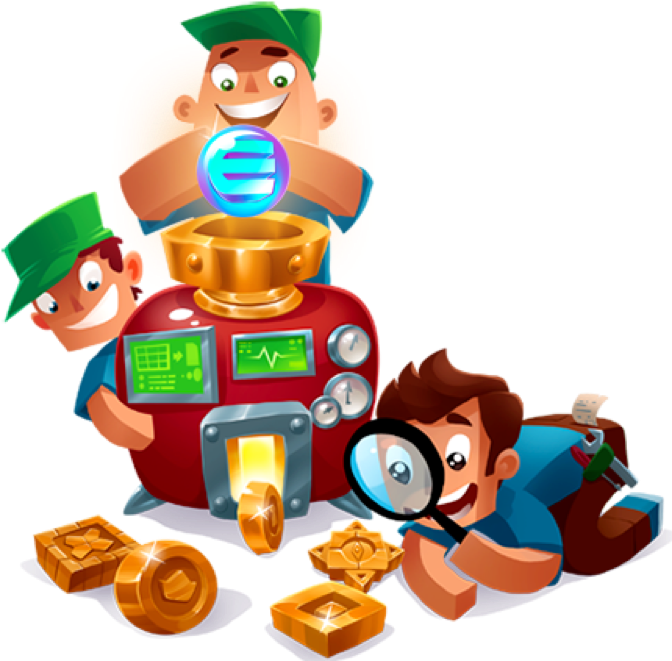 Anyone Holding The Custom Token Could Send It Back - Enjin Coin (672x661), Png Download
