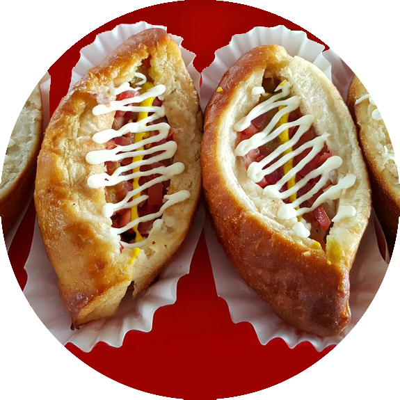 Sonoran Style Hot Dog (575x575), Png Download