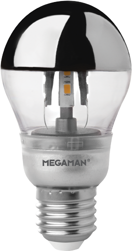 Ls0505d - Megaman Led Crown Silver (600x600), Png Download