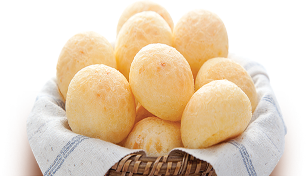 Pão De Queijo - Pao De Queijo Png (599x345), Png Download