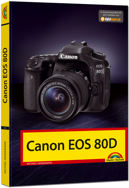 Canon Eos 80d - Canon Eos 80d With Ef-s 18-55mm Is Stm Lens (650x650), Png Download
