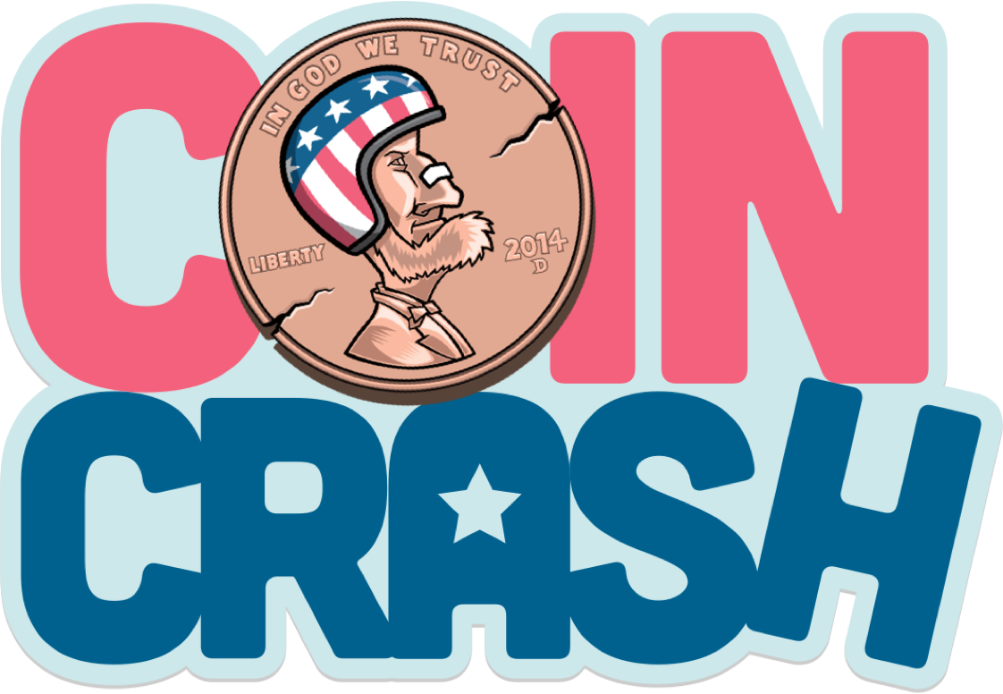 Coin Crash - Cartoon Penny (1122x776), Png Download