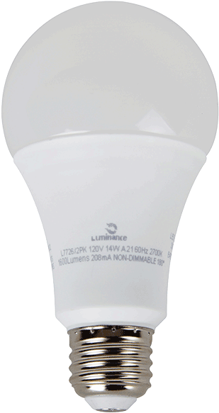 Desk Lamp - Satco A19 Led (640x640), Png Download