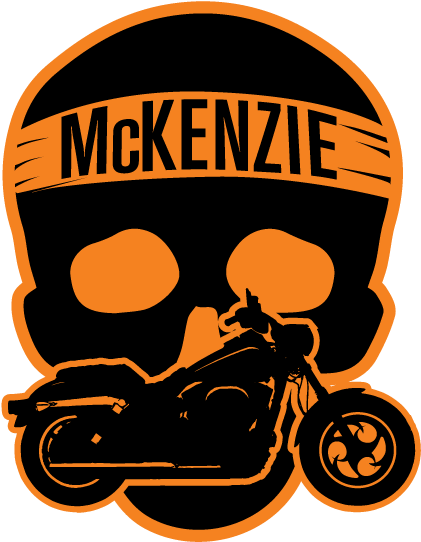 Biker Sign Skull - Motorcycle (465x600), Png Download