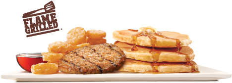 Pamper Your Taste Buds Gently, Softly, Fluffily And - Burger King Uob Promotion Breakfast (499x540), Png Download