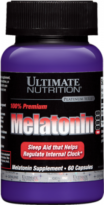 Ultimate Nutrition Premium Melatonin - Ultimate Nutrition Melatonin (400x400), Png Download