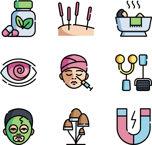 Alternative Medicine - Web Design Icons (600x564), Png Download