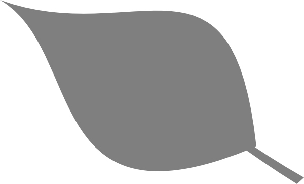 Clipart Simple Leaf (600x363), Png Download