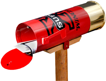Winchester Super X Shotgun Shell Usps Mailbox - Shotgun Shell Mailbox (480x480), Png Download