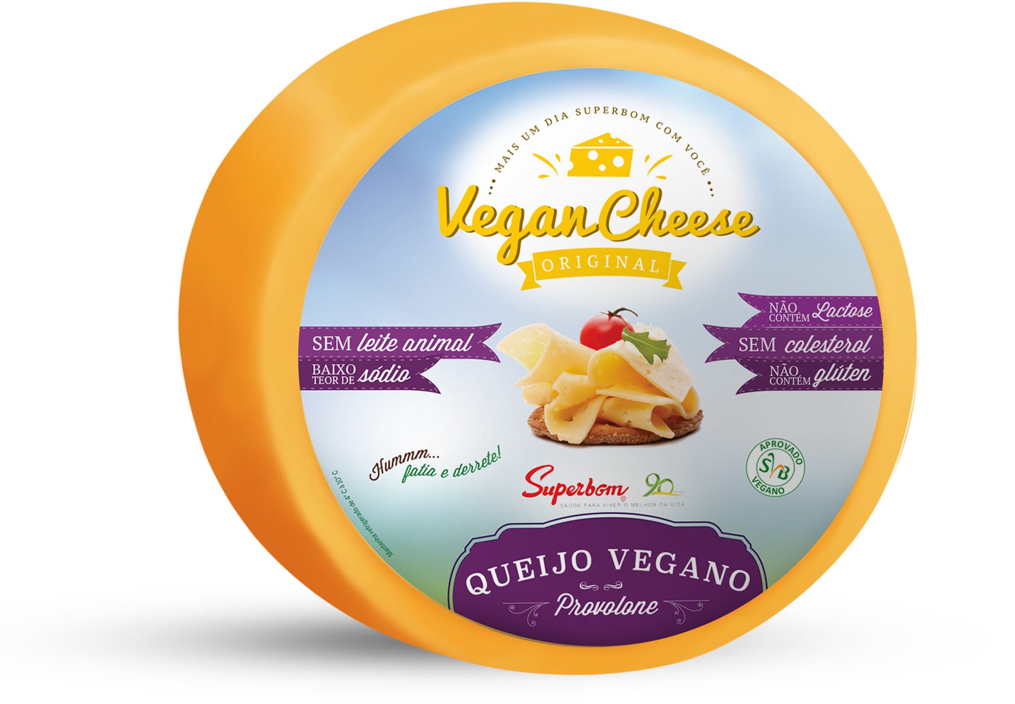 Provolone Sem Fundo - Queijo Vegano Superbom (2094x1704), Png Download