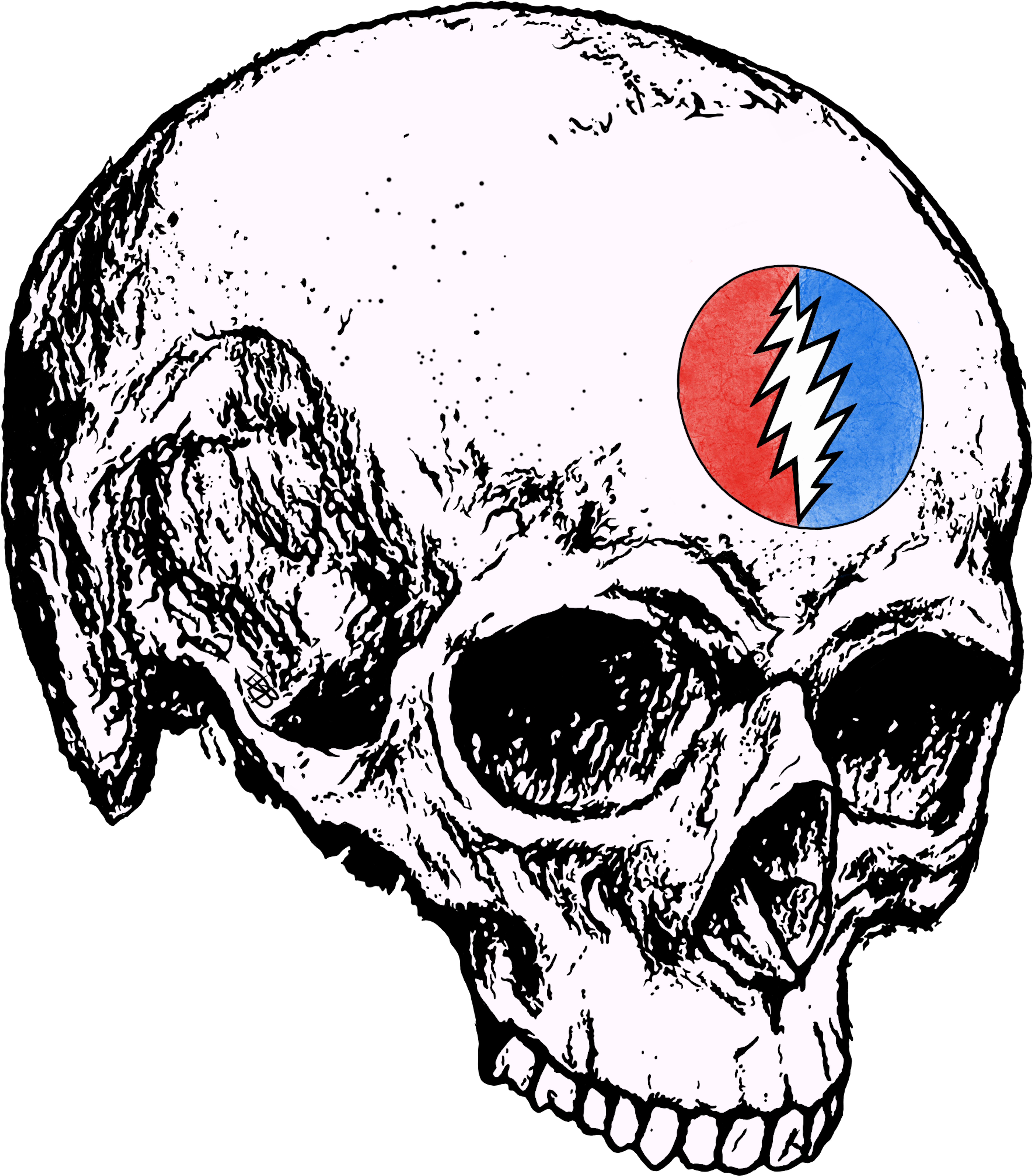 I Drew My Own Interpretation Of A Stealie (8000x8000), Png Download