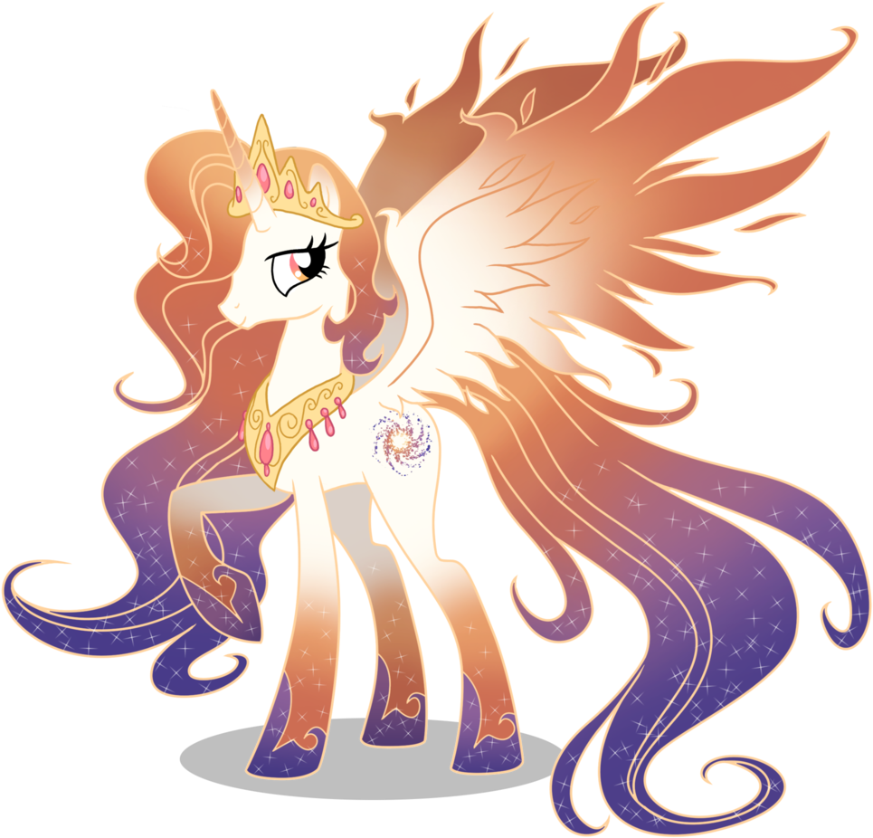 My Little Pony Queen Galaxia - Mama De Celestia Y Luna (1024x994), Png Download