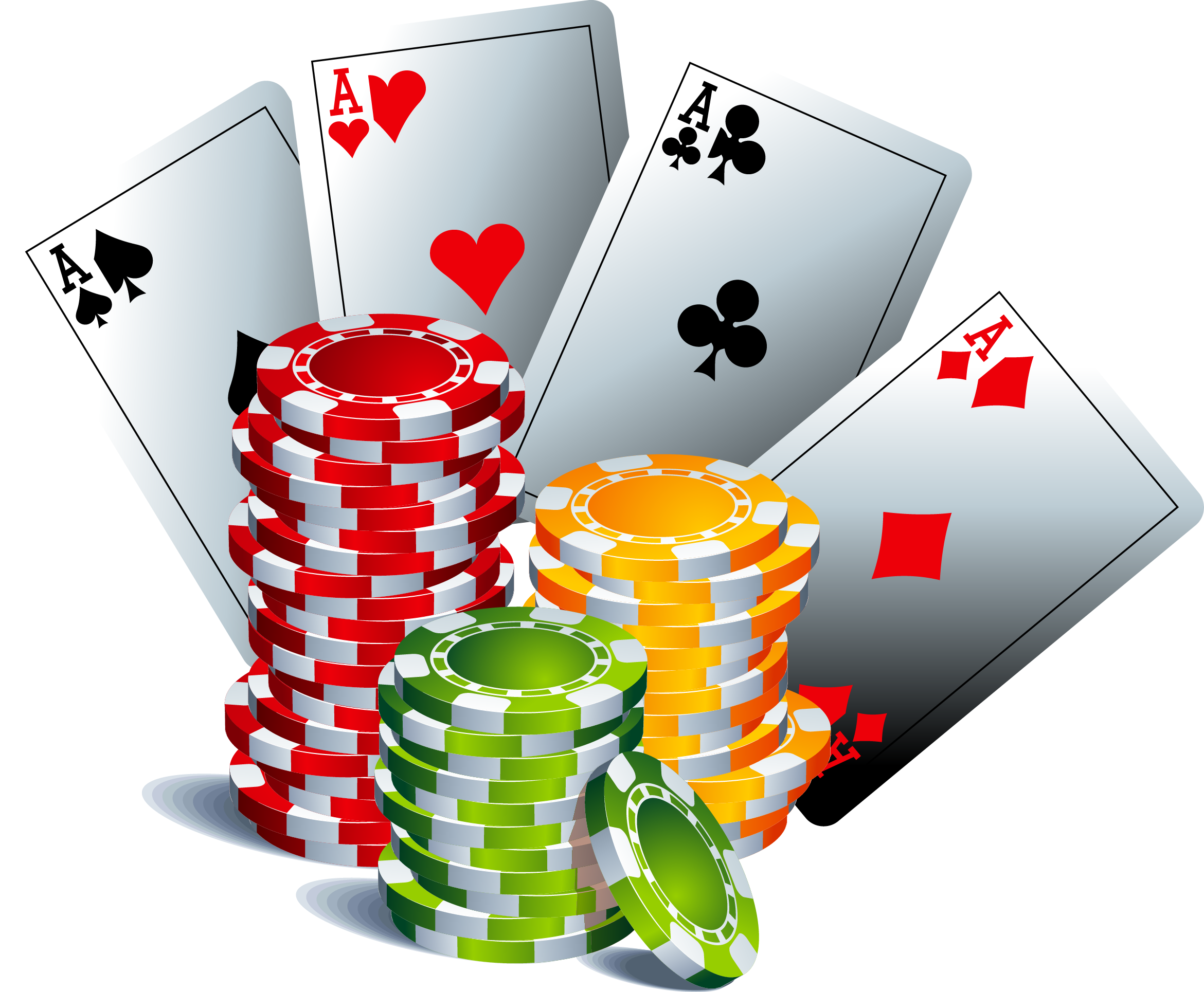 Casino Token Craps Roulette - Poker Cards And Chips Png (2341x1930), Png Download