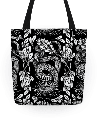 Laurel Snake Tote - Tote Bag (484x484), Png Download